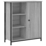 vidaXL Servantă, gri sonoma, 70x30x80 cm, lemn prelucrat vidaXL Servantă, gri sonoma, 70x30x80 cm, lemn prelucrat