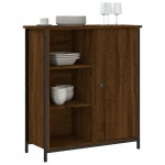 vidaXL Servantă, stejar maro, 70x30x80 cm, lemn prelucrat