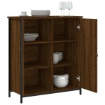 vidaXL Servantă, stejar maro, 70x30x80 cm, lemn prelucrat
