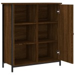 vidaXL Servantă, stejar maro, 70x30x80 cm, lemn prelucrat