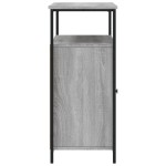 vidaXL Servantă, gri sonoma, 100x35x80 cm, lemn compozit