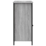 vidaXL Servantă, gri sonoma, 100x35x75 cm, lemn compozit
