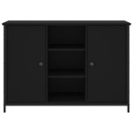 vidaXL Servantă, negru, 100x35x70 cm, lemn prelucrat