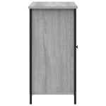 vidaXL Servantă, gri sonoma, 100x35x70 cm, lemn compozit vidaXL Servantă, gri sonoma, 100x35x70 cm, lemn compozit