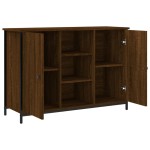 vidaXL Servantă, stejar maro, 100x35x70 cm, lemn prelucrat