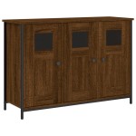 vidaXL Servantă, stejar maro, 100x35x70 cm, lemn prelucrat