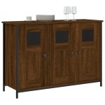 vidaXL Servantă, stejar maro, 100x35x70 cm, lemn prelucrat