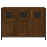 vidaXL Servantă, stejar maro, 100x35x70 cm, lemn prelucrat