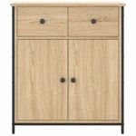 vidaXL Servantă, stejar sonoma, 70x30x80 cm, lemn prelucrat vidaXL Servantă, stejar sonoma, 70x30x80 cm, lemn prelucrat