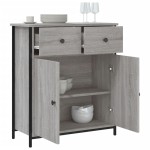 vidaXL Servantă, gri sonoma, 70x30x80 cm, lemn prelucrat