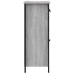vidaXL Servantă, gri sonoma, 70x30x80 cm, lemn prelucrat