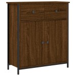 vidaXL Servantă, stejar maro, 70x30x80 cm, lemn prelucrat