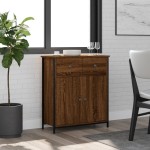 vidaXL Servantă, stejar maro, 70x30x80 cm, lemn prelucrat
