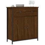 vidaXL Servantă, stejar maro, 70x30x80 cm, lemn prelucrat