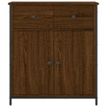 vidaXL Servantă, stejar maro, 70x30x80 cm, lemn prelucrat