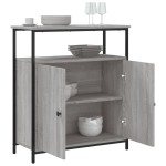vidaXL Servantă, gri sonoma, 70x30x80 cm, lemn prelucrat