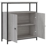 vidaXL Servantă, gri sonoma, 70x30x80 cm, lemn prelucrat