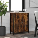 vidaXL Servantă, stejar fumuriu, 70x30x80 cm, lemn prelucrat vidaXL Servantă, stejar fumuriu, 70x30x80 cm, lemn prelucrat