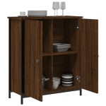 vidaXL Servantă, stejar maro, 70x30x80 cm, lemn prelucrat