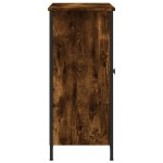 vidaXL Servantă, stejar fumuriu, 100x33x75 cm, lemn prelucrat