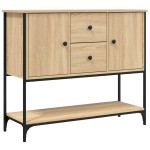 vidaXL Servantă, stejar sonoma, 100x36x85 cm, lemn prelucrat