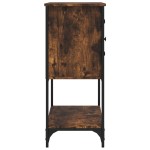 vidaXL Servantă, stejar fumuriu, 100x36x85 cm, lemn prelucrat