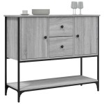 vidaXL Servantă, gri sonoma, 100x36x85 cm, lemn compozit