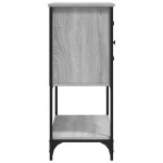 vidaXL Servantă, gri sonoma, 100x36x85 cm, lemn compozit