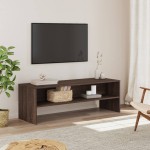 vidaXL Dulap TV, stejar maro, 120x40x40 cm, lemn prelucrat