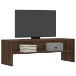 vidaXL Dulap TV, stejar maro, 120x40x40 cm, lemn prelucrat