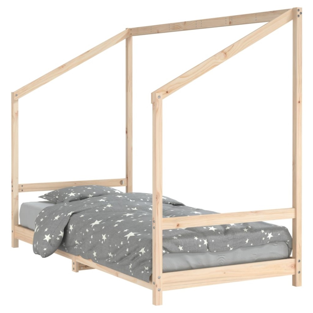 vidaXL Cadru pat pentru copii, 90x200 cm, lemn masiv de pin
