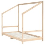 vidaXL Cadru pat pentru copii, 90x200 cm, lemn masiv de pin vidaXL Cadru pat pentru copii, 90x200 cm, lemn masiv de pin