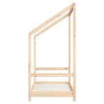 vidaXL Cadru de pat pentru copii, 70x140 cm, lemn masiv de pin vidaXL Cadru de pat pentru copii, 70x140 cm, lemn masiv de pin
