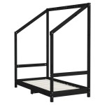 vidaXL Cadru de pat pentru copii, 70x140 cm, lemn masiv de pin vidaXL Cadru de pat pentru copii, 70x140 cm, lemn masiv de pin