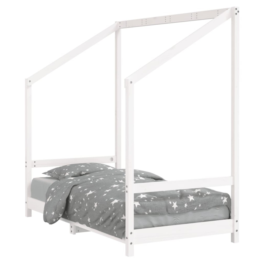 vidaXL Cadru de pat pentru copii, 80x160 cm, lemn masiv de pin