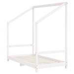 vidaXL Cadru de pat pentru copii, 80x160 cm, lemn masiv de pin