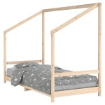vidaXL Cadru de pat pentru copii, 90x190 cm, lemn masiv de pin vidaXL Cadru de pat pentru copii, 90x190 cm, lemn masiv de pin