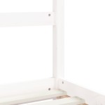 vidaXL Cadru de pat pentru copii, alb, 90x200 cm, lemn masiv de pin