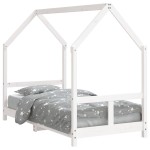 vidaXL Cadru de pat pentru copii, 80x160 cm, lemn masiv de pin vidaXL Cadru de pat pentru copii, 80x160 cm, lemn masiv de pin