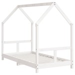 vidaXL Cadru de pat pentru copii, 80x160 cm, lemn masiv de pin vidaXL Cadru de pat pentru copii, 80x160 cm, lemn masiv de pin