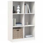 vidaXL Bibliotecă, alb, 70x33x110 cm, lemn masiv de pin vidaXL Bibliotecă, alb, 70x33x110 cm, lemn masiv de pin