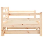 vidaXL Pat de zi cu extensie, 80x200 cm, lemn masiv de pin vidaXL Pat de zi cu extensie, 80x200 cm, lemn masiv de pin