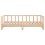 vidaXL Pat de zi cu extensie, 90x190 cm, lemn masiv de pin