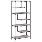 vidaXL Bibliotecă, sonoma gri, 81x36x176 cm, lemn compozit vidaXL Bibliotecă, sonoma gri, 81x36x176 cm, lemn compozit