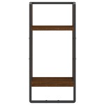 vidaXL Raft de perete cu bare, stejar maro, 30x25x65 cm vidaXL Raft de perete cu bare, stejar maro, 30x25x65 cm