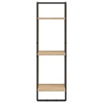 vidaXL Raft cu 3 niveluri stejar sonoma, 30x25x100 cm, lemn prelucrat vidaXL Raft cu 3 niveluri stejar sonoma, 30x25x100 cm, lemn prelucrat
