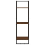 vidaXL Raft cu 3 niveluri stejar maro, 30x25x100 cm, lemn prelucrat vidaXL Raft cu 3 niveluri stejar maro, 30x25x100 cm, lemn prelucrat
