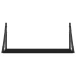 vidaXL Dulapuri de perete, 2 buc., negru, 60x25x25,5 cm, lemn