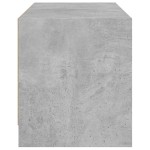 vidaXL Comodă TV cu uși din sticlă, gri beton, 68x37x42 cm vidaXL Comodă TV cu uși din sticlă, gri beton, 68x37x42 cm