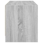vidaXL Comodă TV cu uși din sticlă, gri sonoma, 68x37x42 cm vidaXL Comodă TV cu uși din sticlă, gri sonoma, 68x37x42 cm